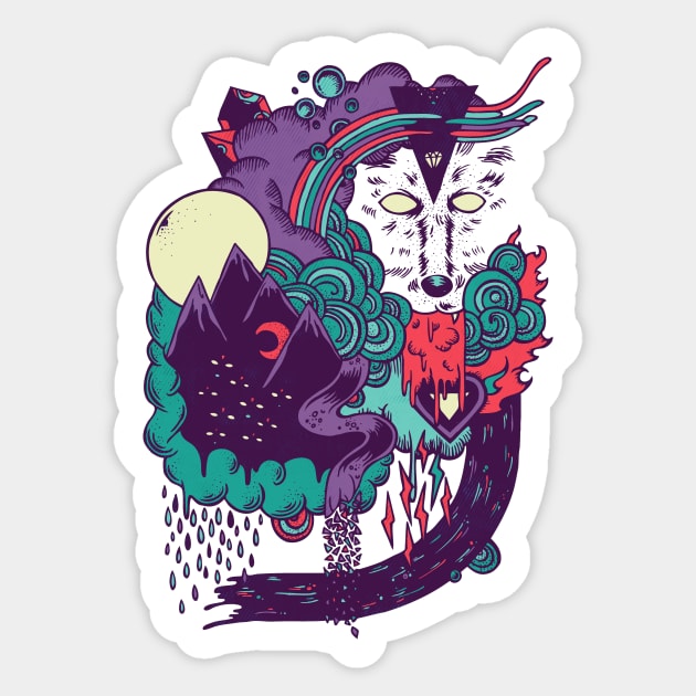 The Leader of the Pack Sticker by againstbound